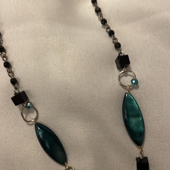 Handmade Jewelry Necklace & Bracelet Gift Set Made w 90% Upcycled Materials ♻️ - Picture 3 of 5